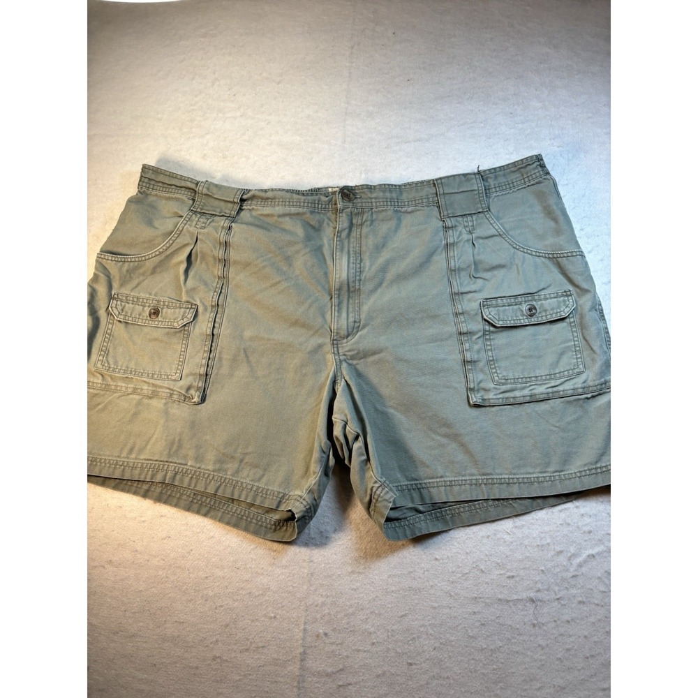 Red Head‎ Mens Sz 48 Green Cargo Shorts Elastic Waist Cotton Canvas